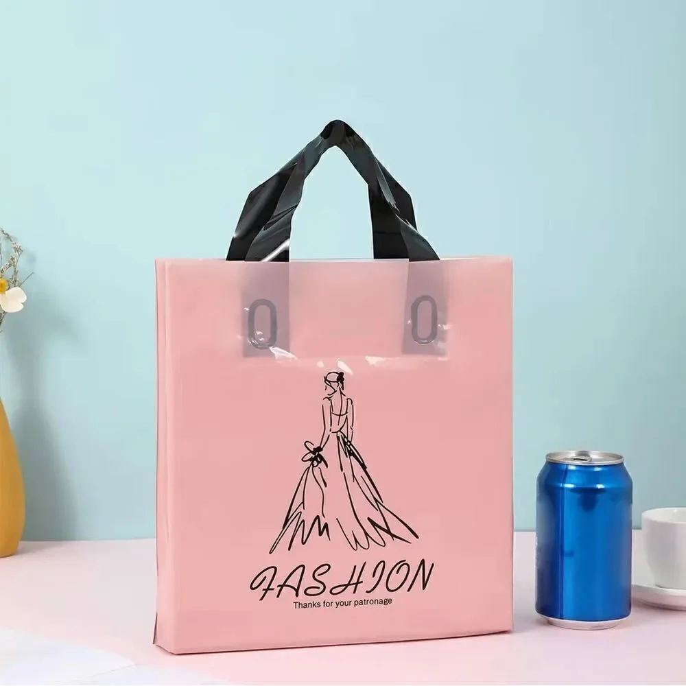 Pink plastic bag 5pcs